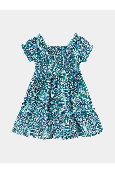 MAYORAL Girl Summer Dress 3937 Colorful
