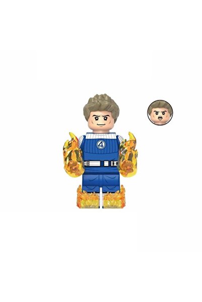 myminitoys مجسم شخصيات صغيرة للأبطال الخارقين Human Torch X-448