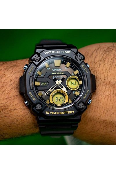 Casio Men's Watch, Casio, Collection AEQ AEQ-120W-9A
