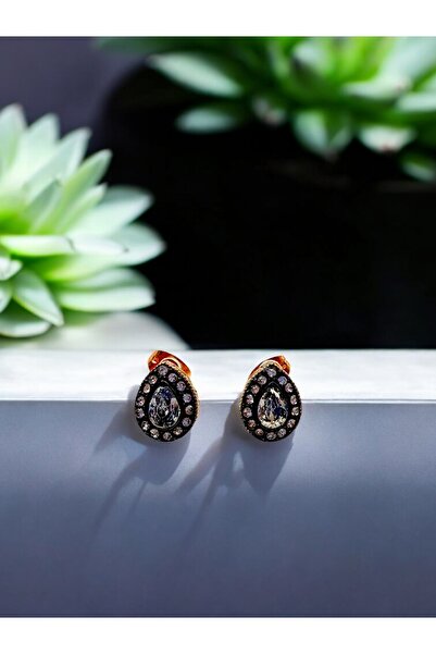 FUYA JEWELLERY Zirkon Damla Taşlı Küpe