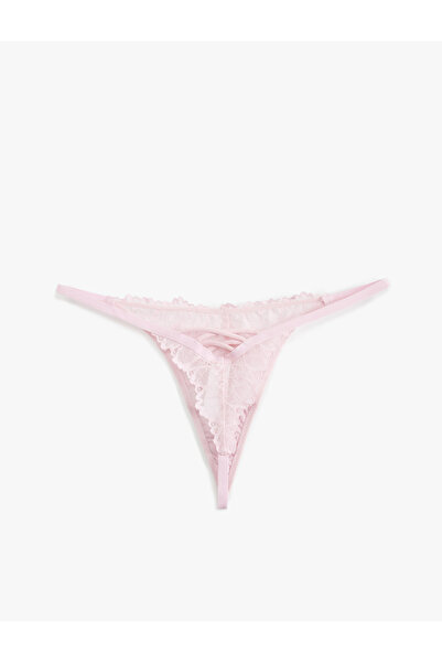 Koton Transparent Lace String Panties