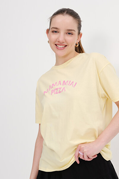 Addax Κοντομάνικο μπλουζάκι με στάμπα P10451