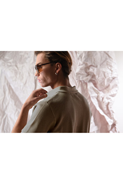 PROLET Ανδρικό μπλουζάκι πόλο με φερμουάρ