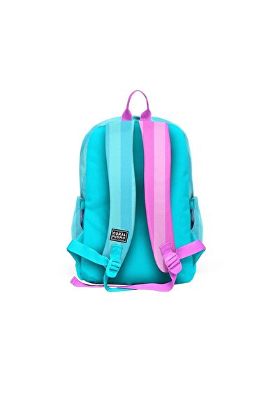 Coral High Turkuaz Pembe Çizgili 3 Lü Okul Çanta Seti Set23771