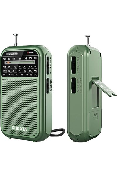 XHDATA D-220 FM 1-2/MW (9K/10K) /SW 4 Bant Yüksek Hassasiyetli DSP Dijital Radyo