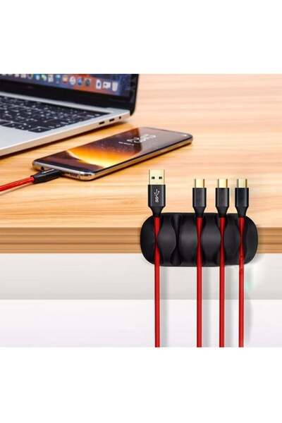 Toptan Bulurum Kablo Kanalı 5 Kanallı Tutucu 3 Adet