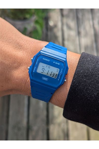 Casio Casio watch, Collection F F-91WB-2A1EF