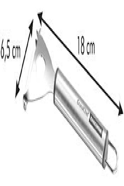 TESCOMA Grandchef Peeler with Lateral Blade – Stainless Steel