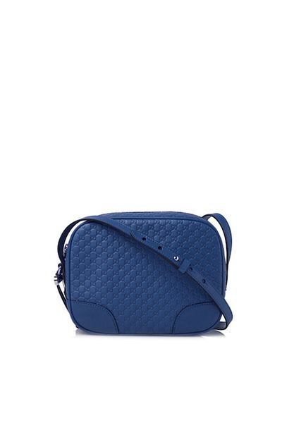 Gucci Geantă de umăr pentru femei, Gucci, piele naturală, 22x17x7 cm, albastră