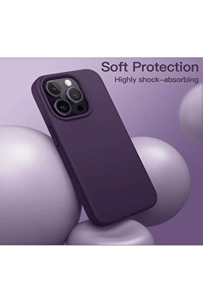 special جراب سيليكون ناعم لجهاز 14 Pro