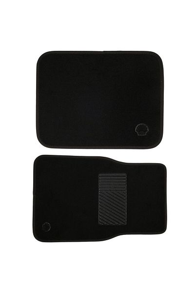 DUNLOP Set of 4 Shell car mats, polyvinyl, 43 x 67 cm, 43 x 33 cm