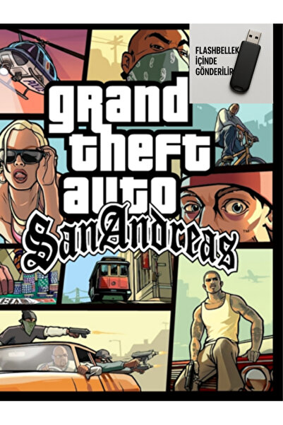Tigdes 🎮 Gta San Andreas Yenilenmiş Grafik | Usb Flash Bellek Ile Gönderilen...