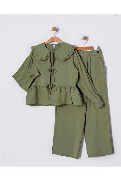 Emilakids 3-Piece Girl's Suit with Shawl Collar