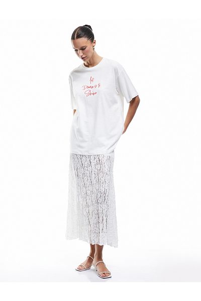 Koton Cotton Short Sleeve Crew Neck Printed T-Shirt