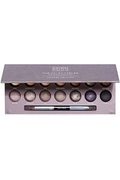 Laura Geller The Delectables Smokey Neutrals Eyeshadow Palette – 14 Rich Shades for All-Day Wear