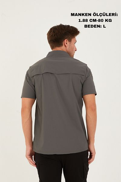 Camp Scoutland Camp625 Outdoor Tactical Water Repellent Ανδρικό γκρι Tactical T-shirt