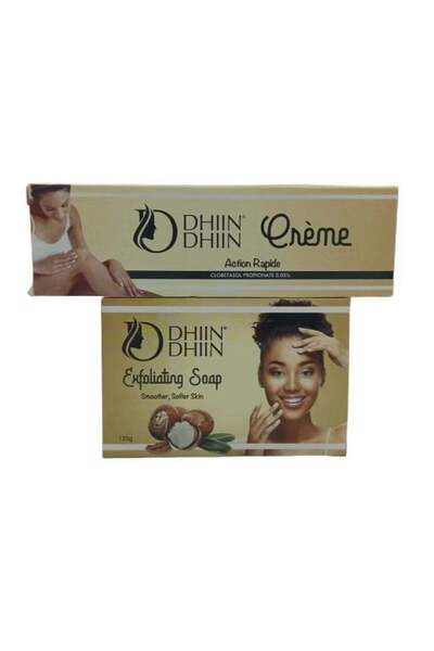 DHINK DHIIN Skin Lightening Soap And Serum, Set Of Two