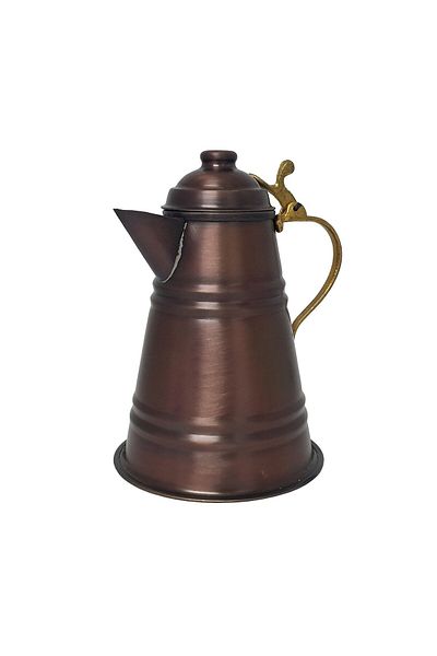 OEM Carafă antică din cupru cu capac 1050 ml CTR12