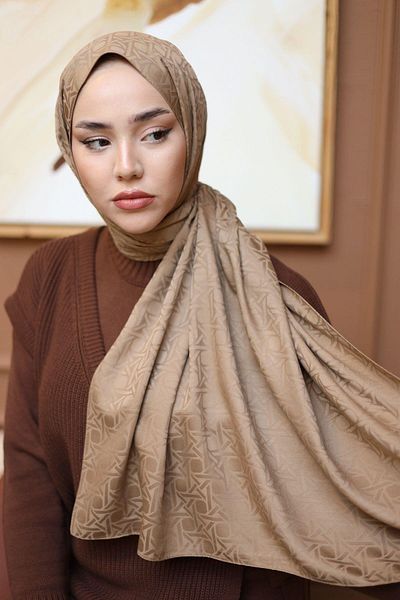 Silk Home Жакардов луксозен шал - хартиена торбичка