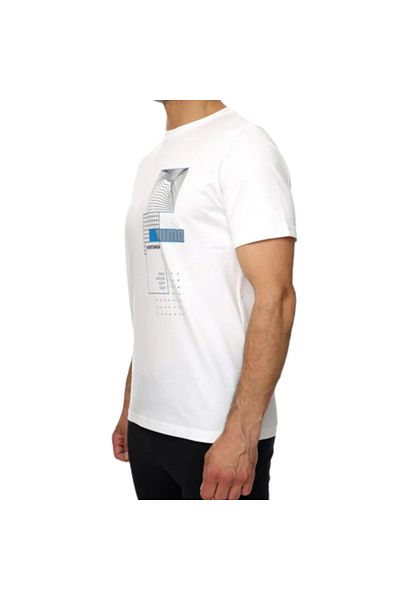Puma Tricou grafic reflectorizant Puma alb