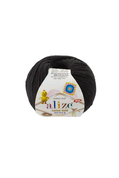 Alize Βαμβακερό χρυσό νήμα Hobby New 60 Amigurumi Punch Knitting Yarn 50gr