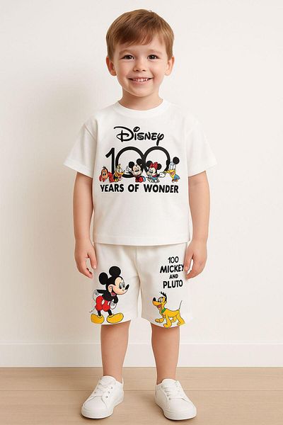 LittlePoffy Summer Children's Bottom Top Suit Shorts Suit Double Suit 100% Cotton
