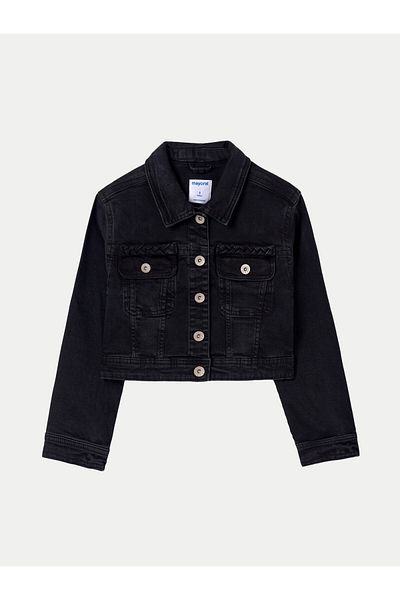 MAYORAL Jachetă denim pentru fete 6460 neagră