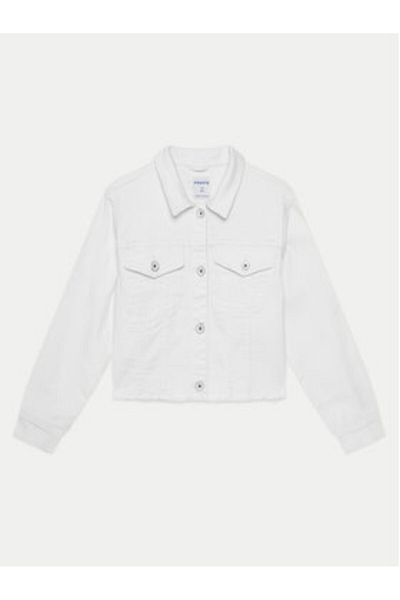 MAYORAL Jachetă denim pentru fete 6406 Ecru