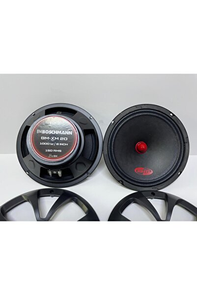 Boschmann BM-XM20 20 CM MİDRANGE 1000 WATT MAXİMUM POWER 150 WATT RMS POWER ÇİFT FİYATIDIR