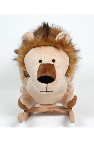 Tommybaby Educational Plush Swinging Lion Wooden Swinging Lion