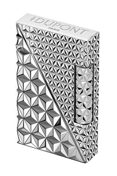 S.T. Dupont Ligne 2 Çift Soft Alev Fire X Gümüş Puro Çakmağı