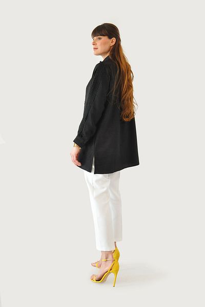 Rukayyel Striped Shirt - Black