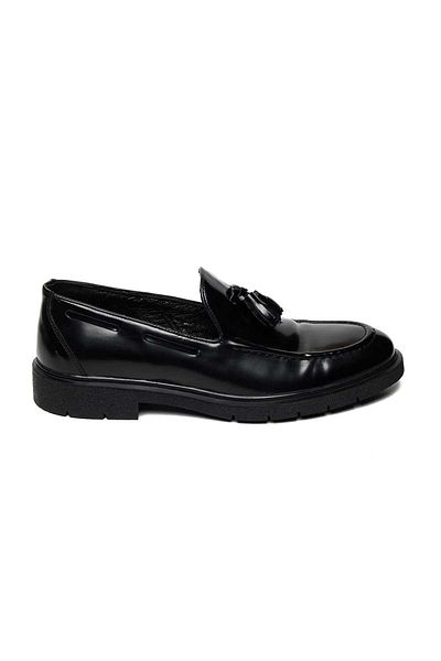 Bestello Laceless Tasseled Rubber Sole Casual 028-4083 Men's Shoes