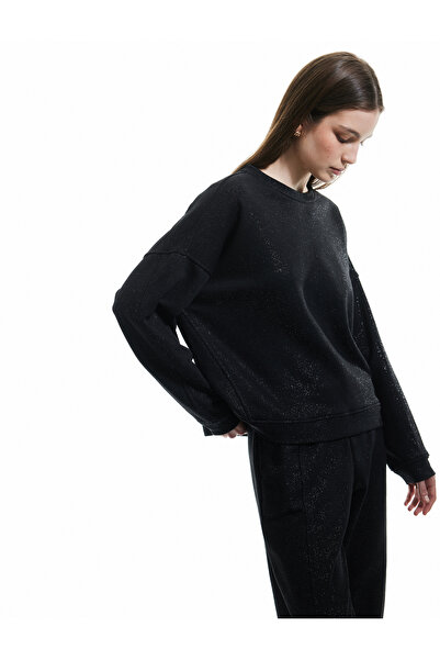 Koton Φούτερ με μακρύ μανίκι με λάμψη με τρεις κλωστές