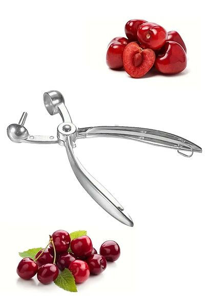 Jenisa Stainless Steel Cherry Olive Date Seed Extractor Practical Handheld Kitchen Tool