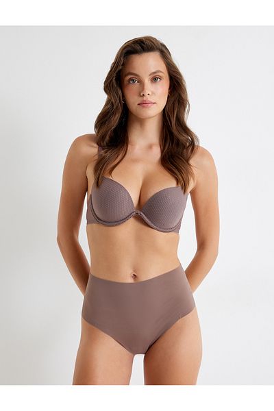 Koton Laser Cut High Waist Hipster Corset Panties
