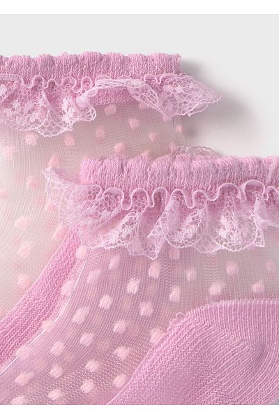 MAYORAL Baby Girl Tulle Socks Pink 10873