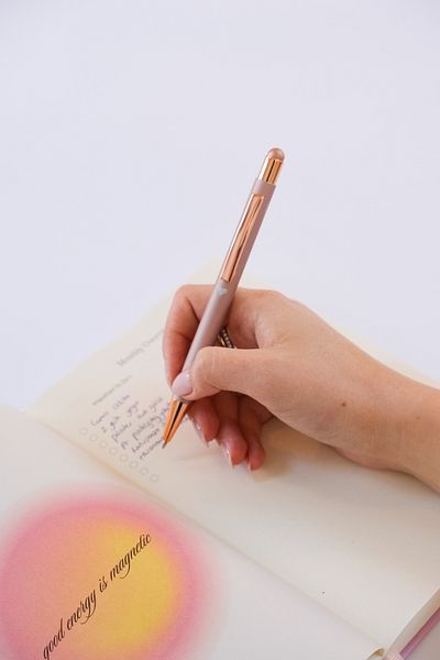 myPath Rose Heart Printed Ballpoint Pen