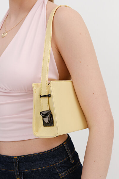 Addax Zippered Hand and Shoulder Bag Ç6002