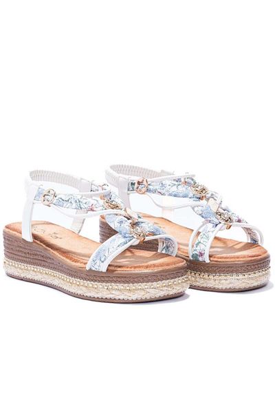 Guja Women's Stone Embroidered Sandals