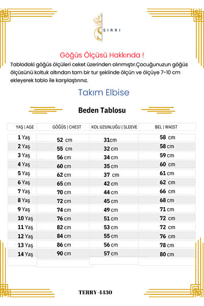 SIRRI Erkek Çocuk Şık Çizgili Kruvaze Ceket ve Pantolon Takım Elbise
