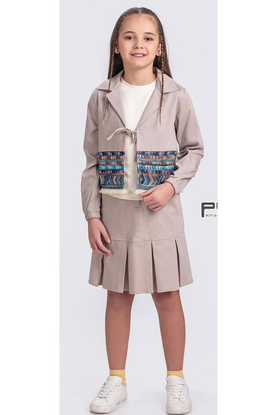 Emilakids Girl's 3-Piece Skirt Suit