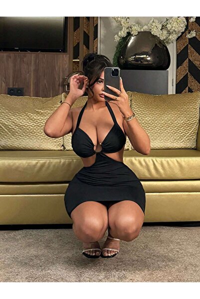 my cherie Μίνι Φόρεμα με Μεταλλικά Αξεσουάρ