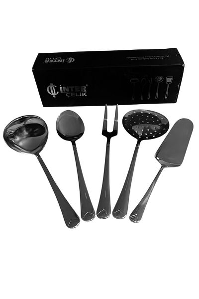 İNTER CELİK İnter Steel Crescent Model Service Set 5 Pieces.