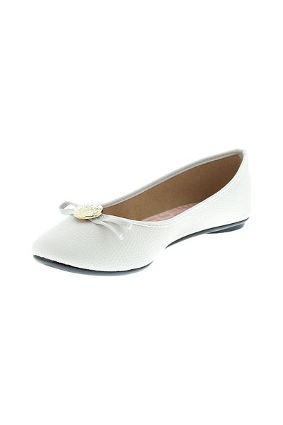 Moleca Ladies Ballerinas Off White | Made In Brazil