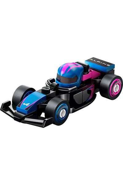 LEGO Minifigure Lego 71049 Alpine F1 Racing Car – Guaranteed Model (29 Pieces)