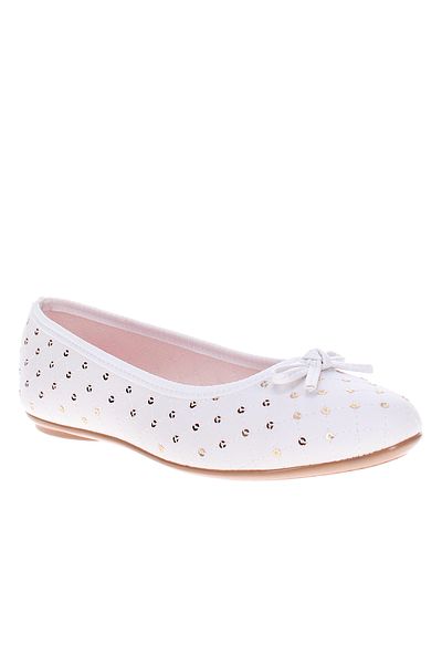 Molekinha Pre Teen Girls Ballerinas White | Made In Brazil