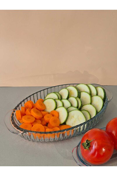 Kaveh glass Kaveh Glass Kayo Large Pattern Presentation-Service Plate 28 X 14 cm Pn1289Gcl