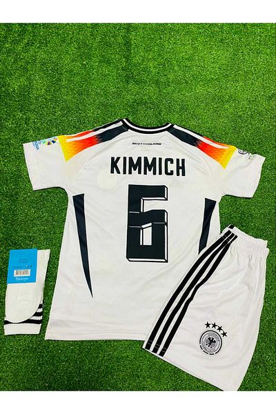 DAYIBALI DÜKKAN Dayibali Germany Euro 2024 New Season Joshua Kimmich Kids Jersey White
