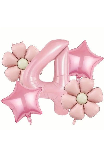 ALYA Σετ γενεθλίων PARTY 4 Age Daisy And Star
